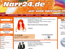 Tablet Screenshot of narr24.de